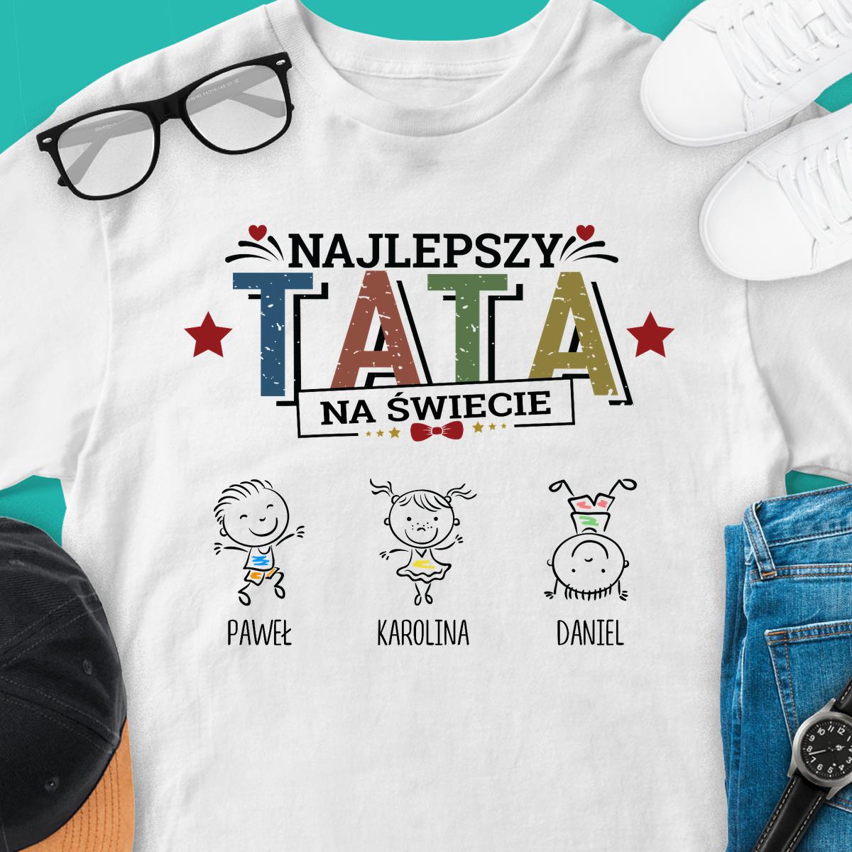 Najlepszy Tata na świecie 2024 - koszulka