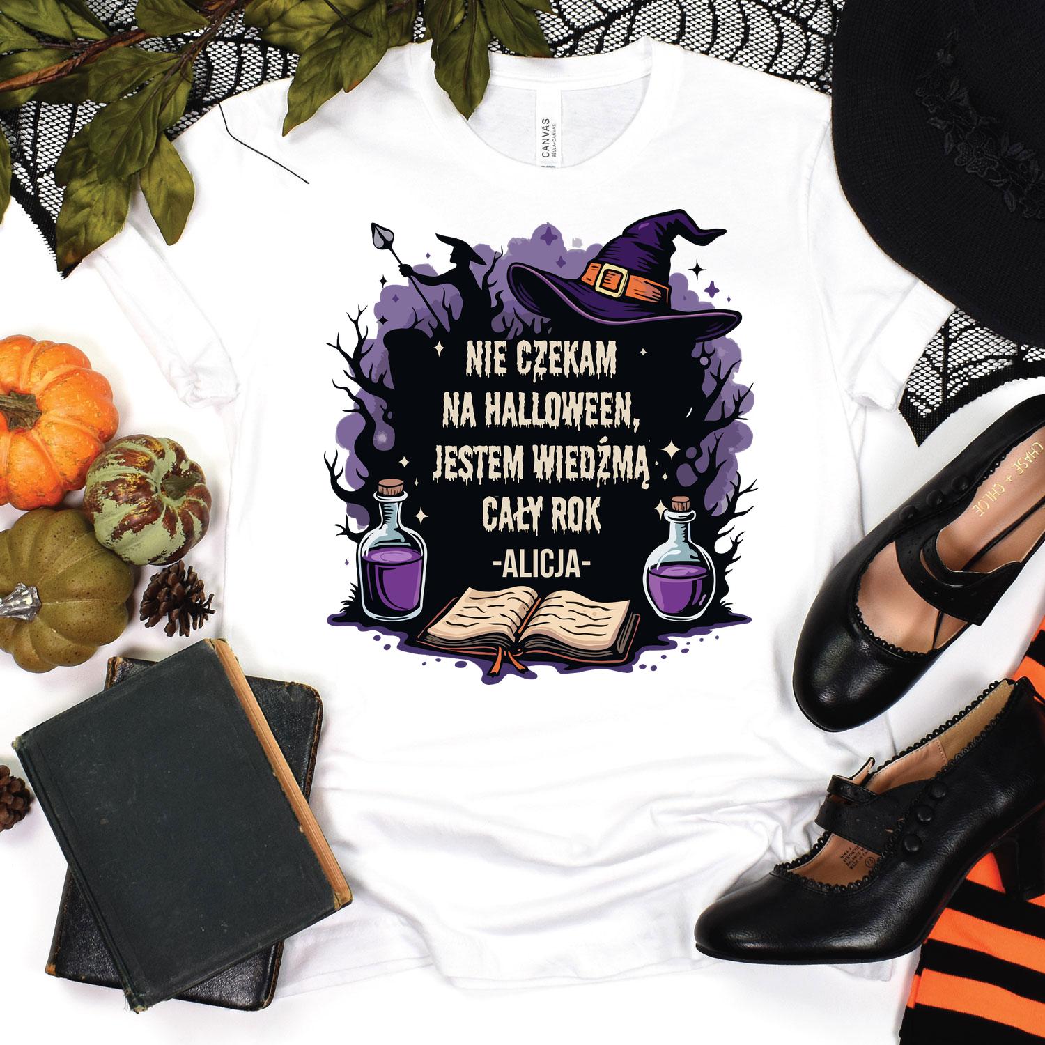 Nie czekam na halloween - koszulka 24