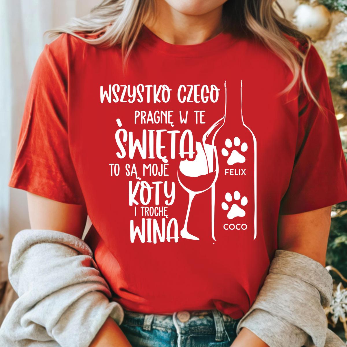 Pragnę w te święta koty i wina