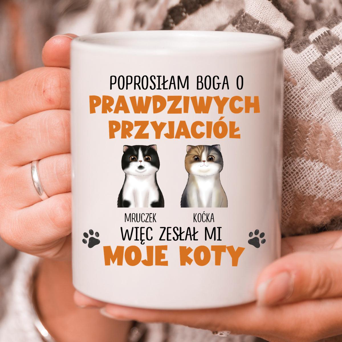 Prawdziwi przyjaciele (Koty) - Kubek