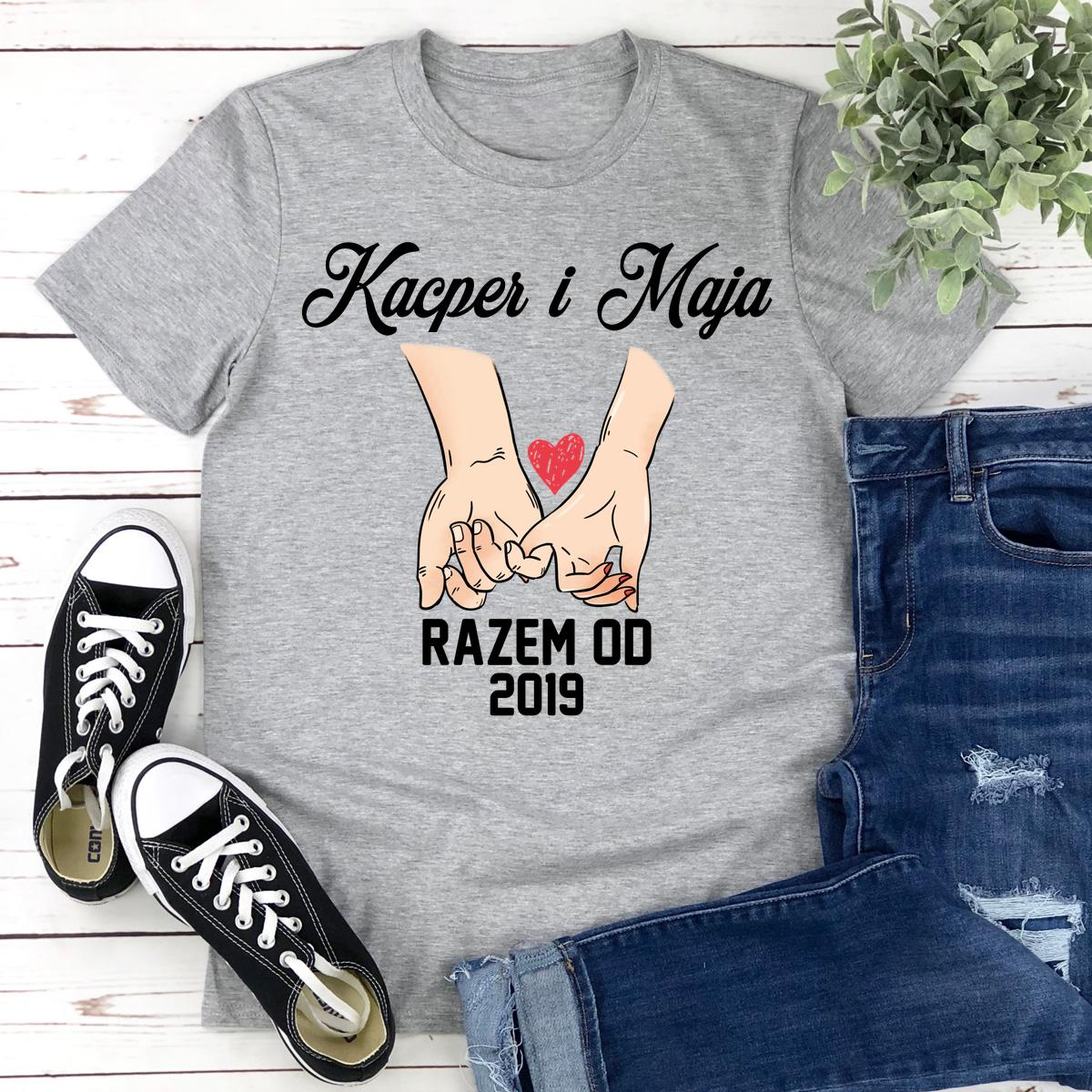 Razem od - szara koszulka