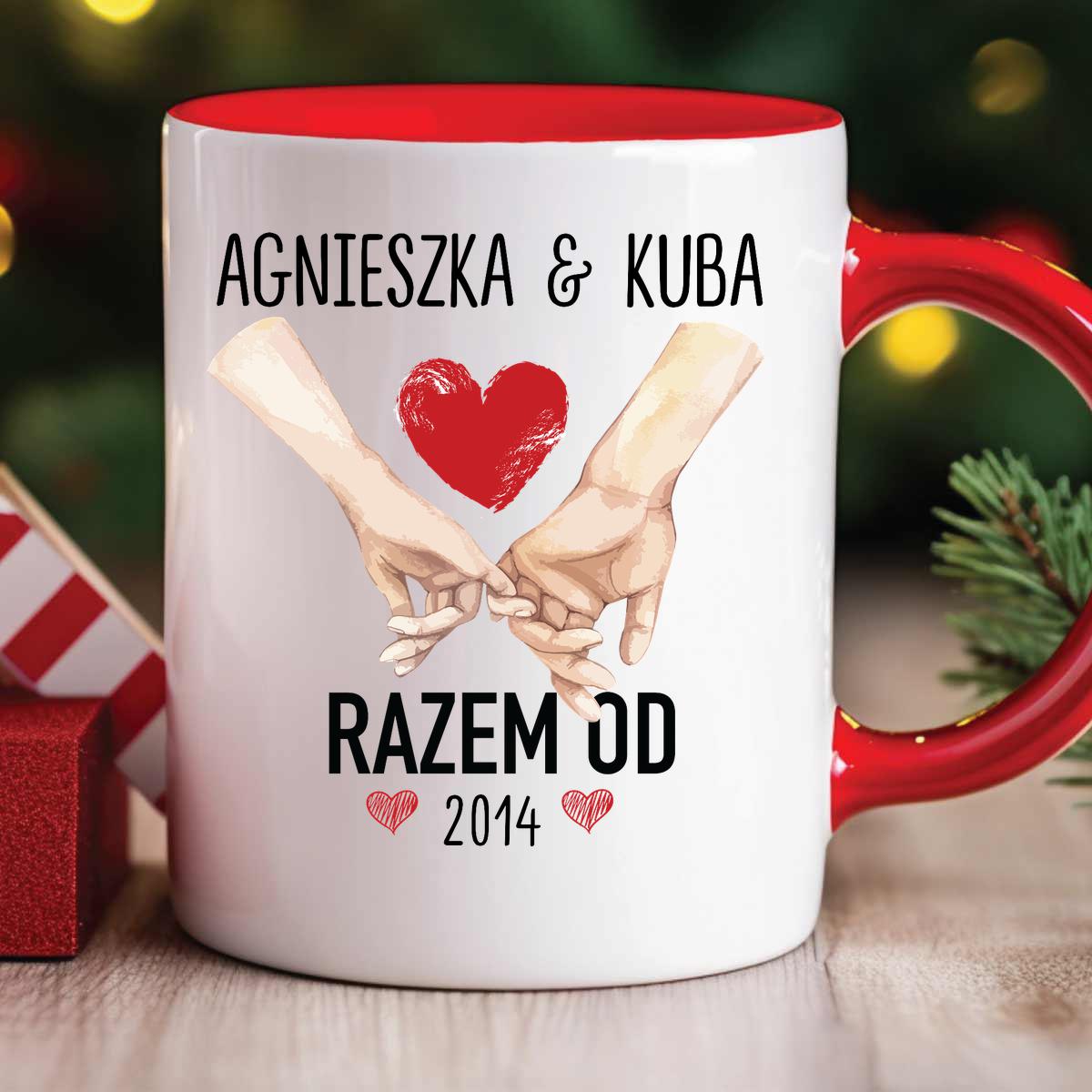 Razem od (Ręce) - kubek