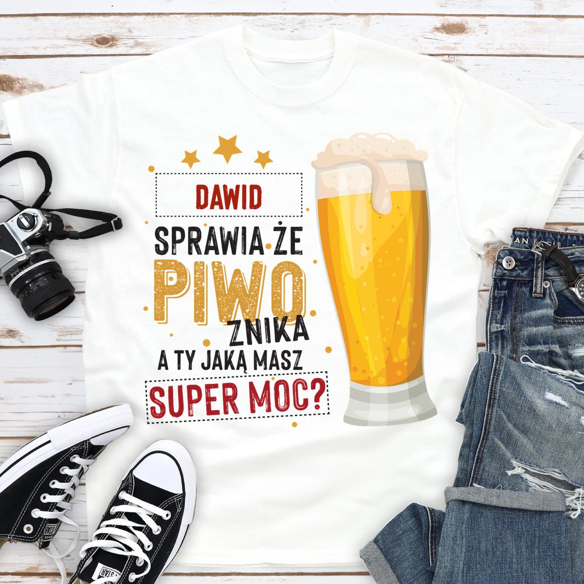 Sprawia że piwo znika - koszulka