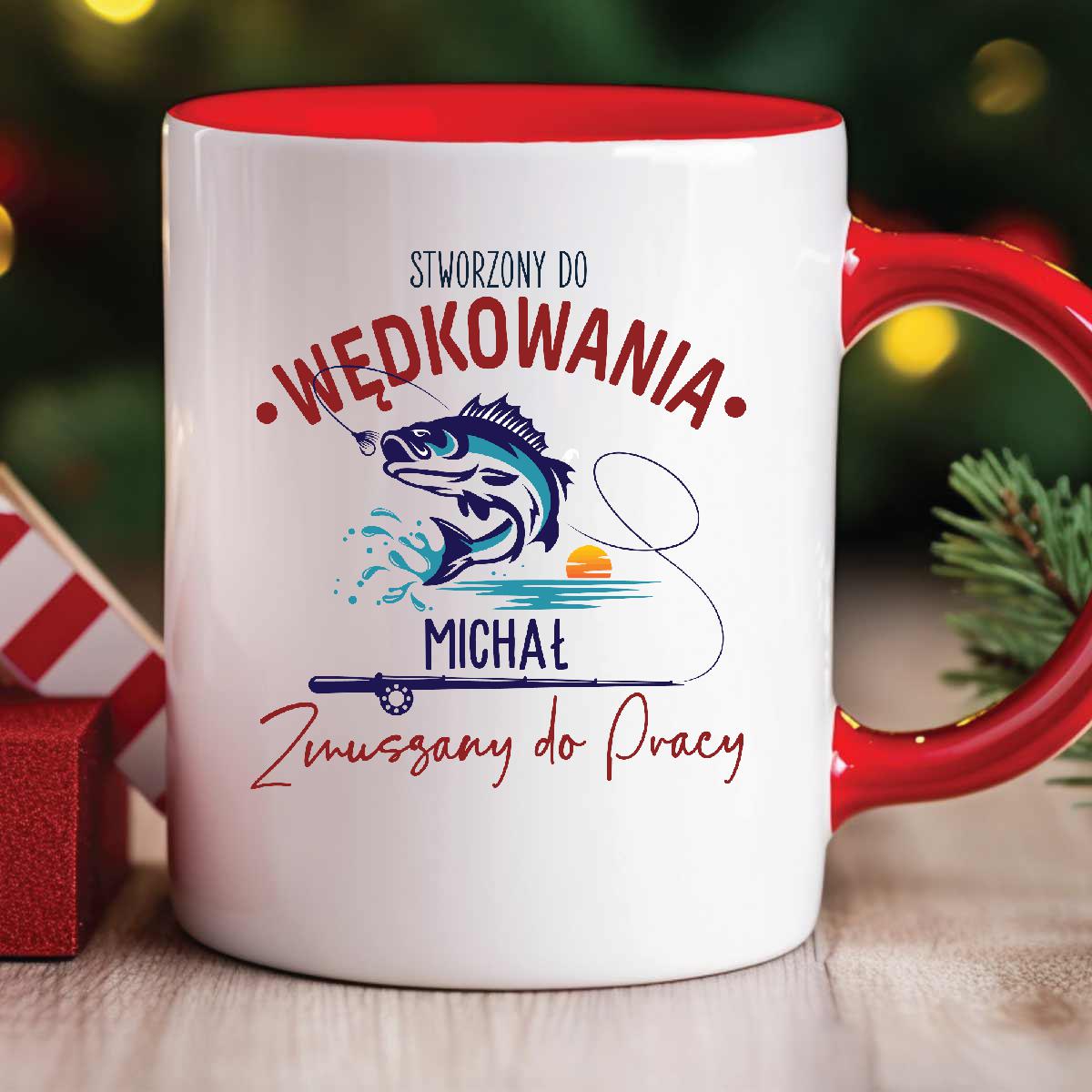 Stworzony do wędkowania - kubek