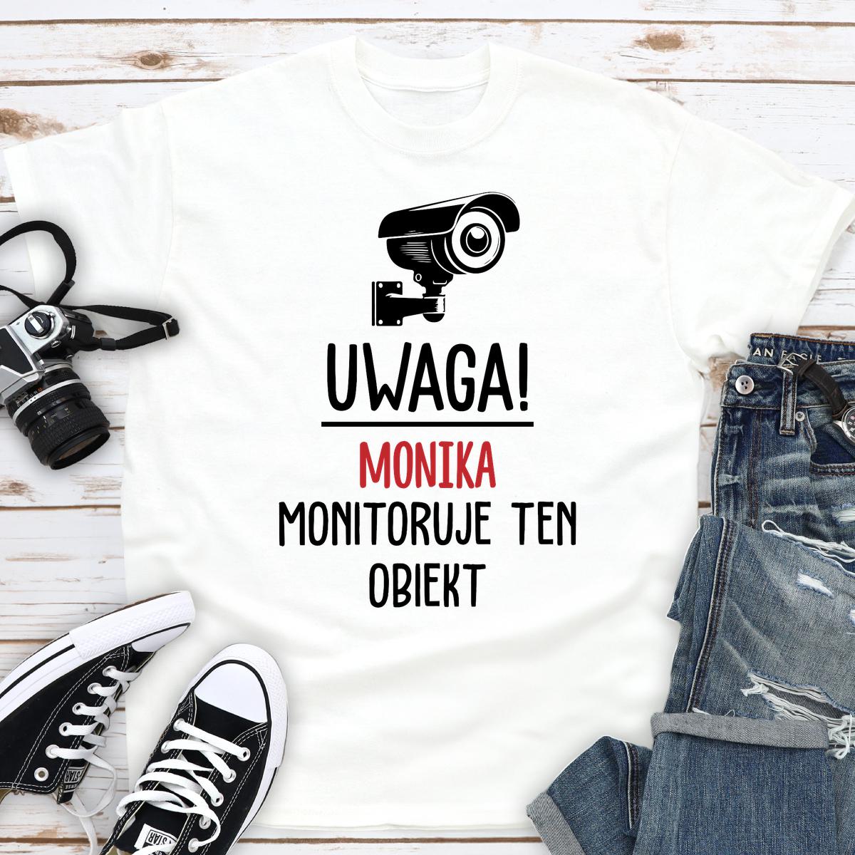 Uwaga, monitoruję ten obiekt - Koszulka