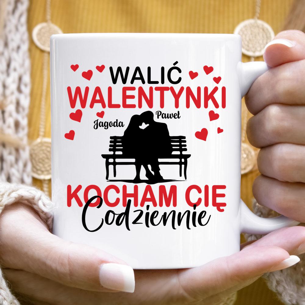 Walić walentynki - kubek