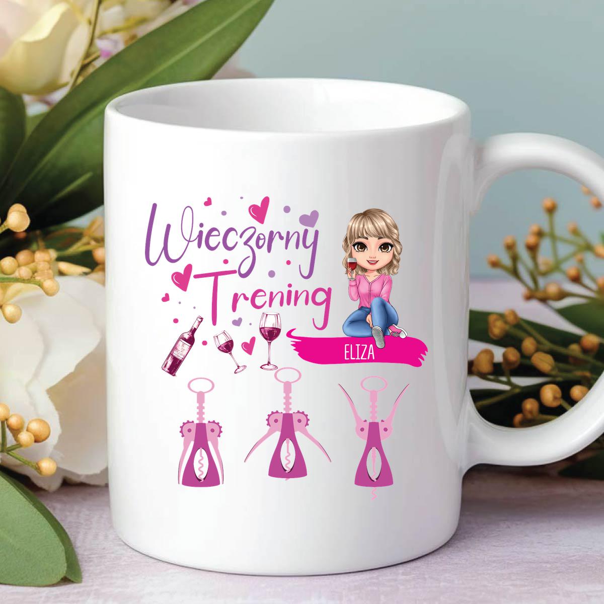 Wieczorny trening - kubek