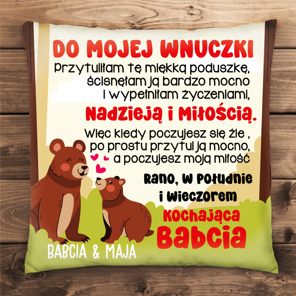 Od babci do wnuczki/wnuka - Poduszka